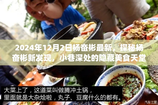 探秘杨奋彬的新发现,小巷深处的隐藏美食天堂(2024年12月2日最新)
