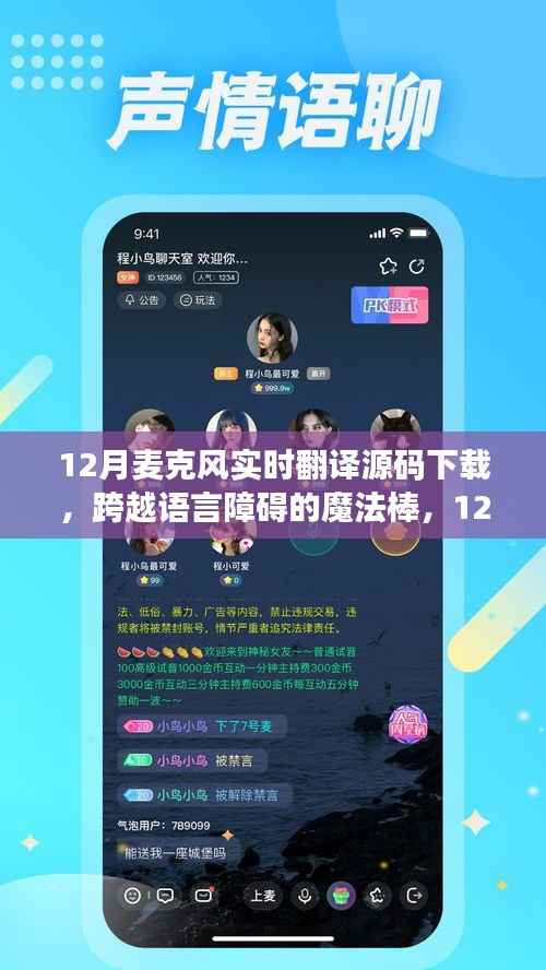 12月麦克风实时翻译源码下载,打破语言壁垒,开启学习自信之旅