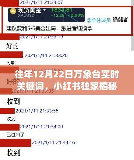 小红书独家揭秘,历年12月22日万象台实时关键词解析与趋势展望
