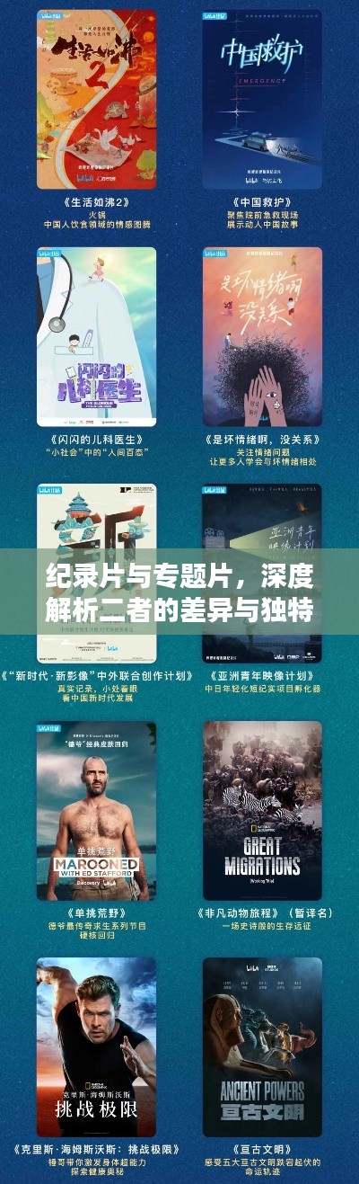 纪录片与专题片,深度解析二者的差异与独特魅力