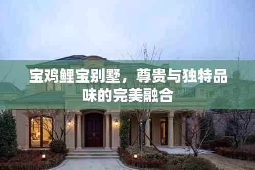 宝鸡鲤宝别墅,尊贵与独特品味的完美融合