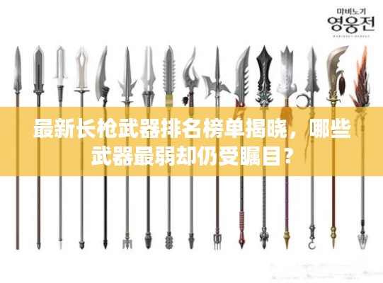 最新长枪武器排名榜单揭晓,哪些武器最弱却仍受瞩目?