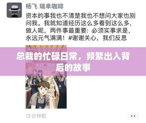 总裁的忙碌日常,频繁出入背后的故事