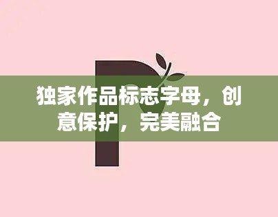 独家作品标志字母,创意保护,完美融合