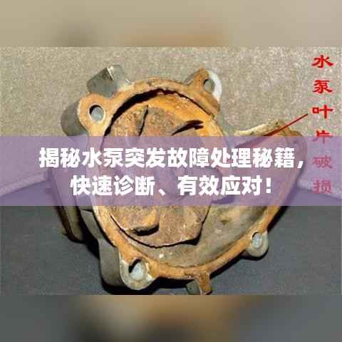 揭秘水泵突发故障处理秘籍,快速诊断、有效应对!