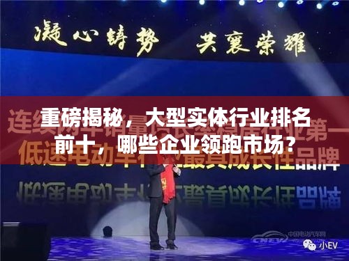 重磅揭秘,大型实体行业排名前十,哪些企业领跑市场?